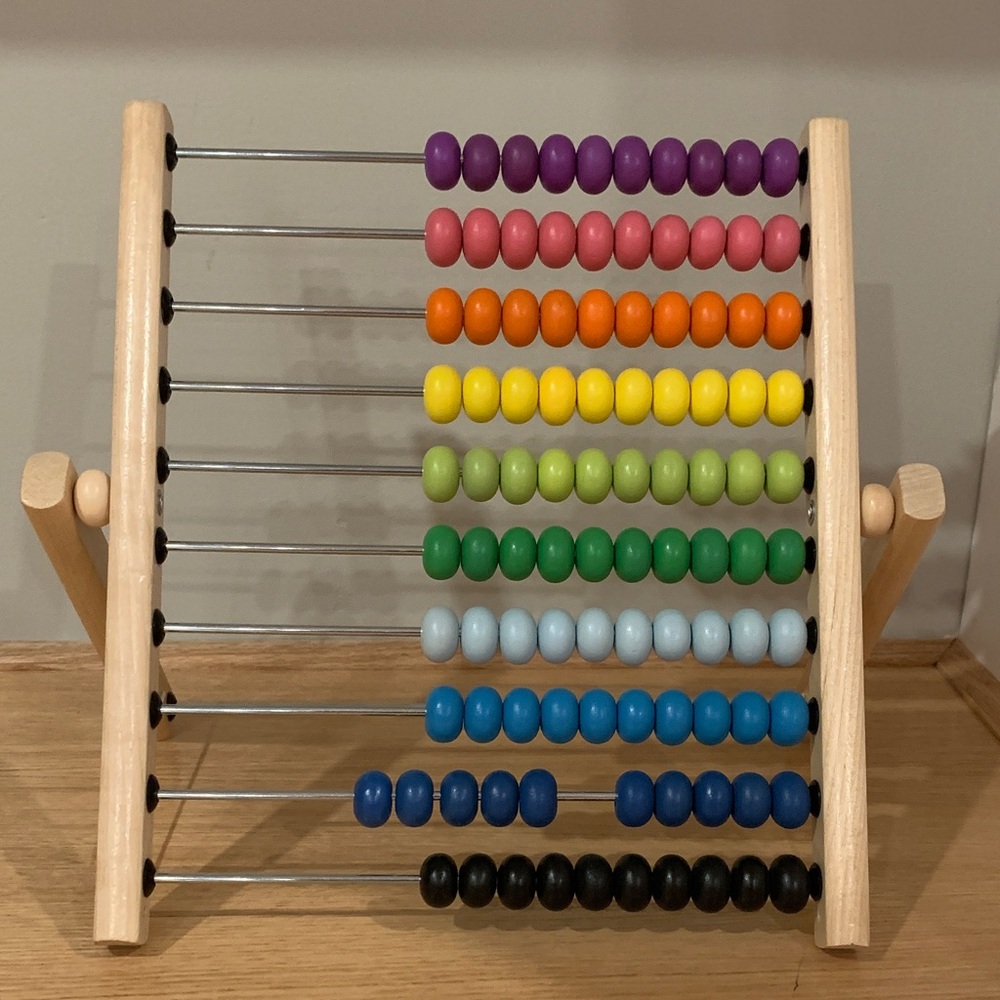 IKEA Multicolor Wooden Abacus
